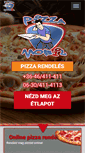Mobile Screenshot of pizzamobil.hu